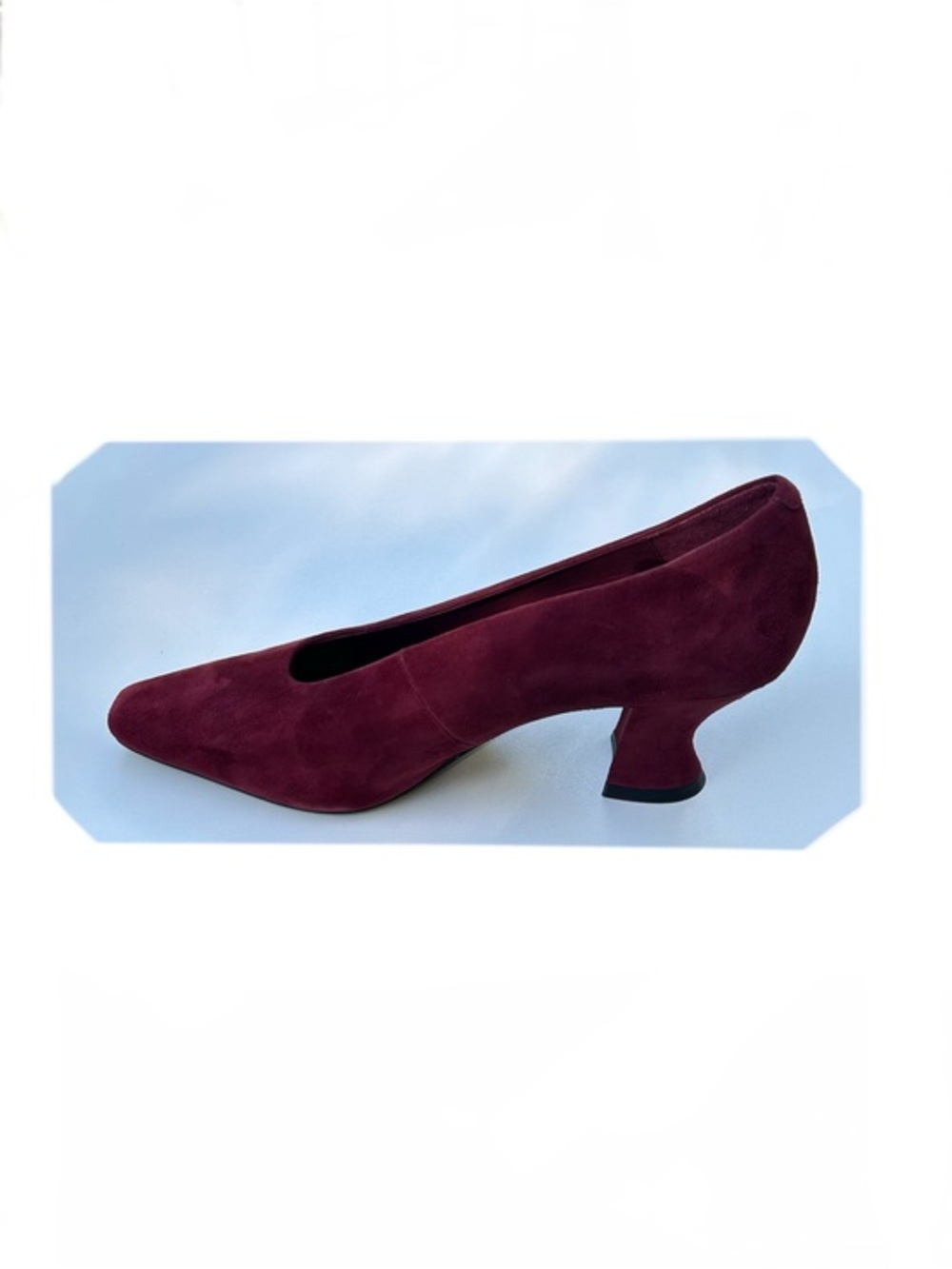 NWT JEFFREY CAMPBELL High Heel Pump in Wine Red Suede, Size 7.5